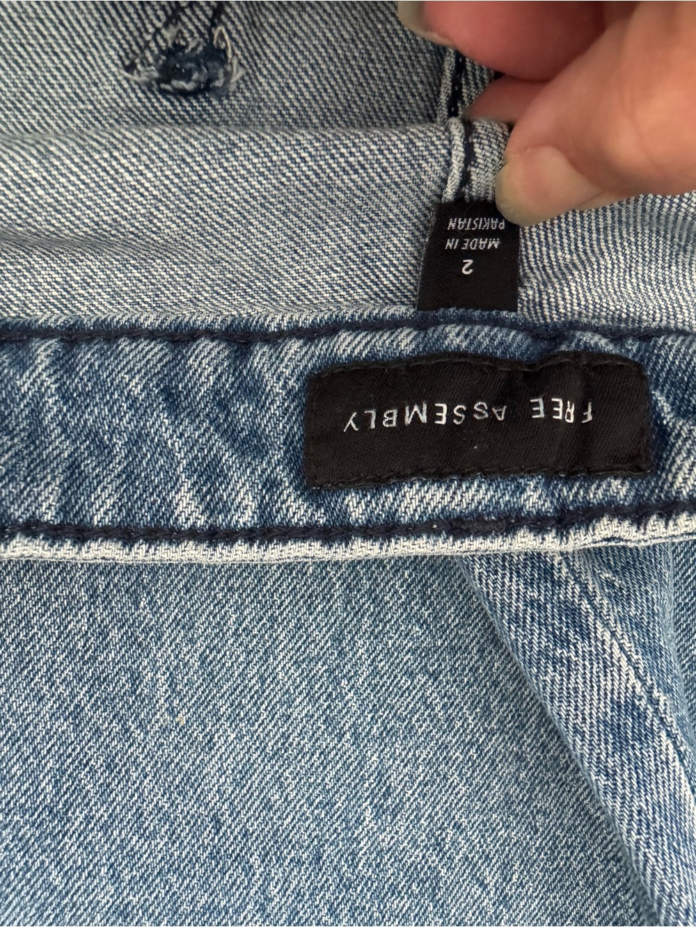 Free Assembly super high wide leg size 2 - Picture 4 of 9